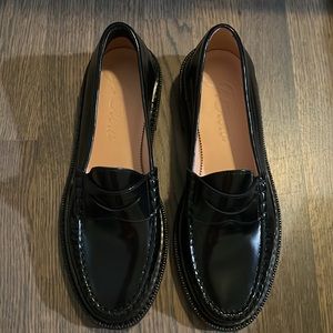 J Crew New Black Penny Loafer 10